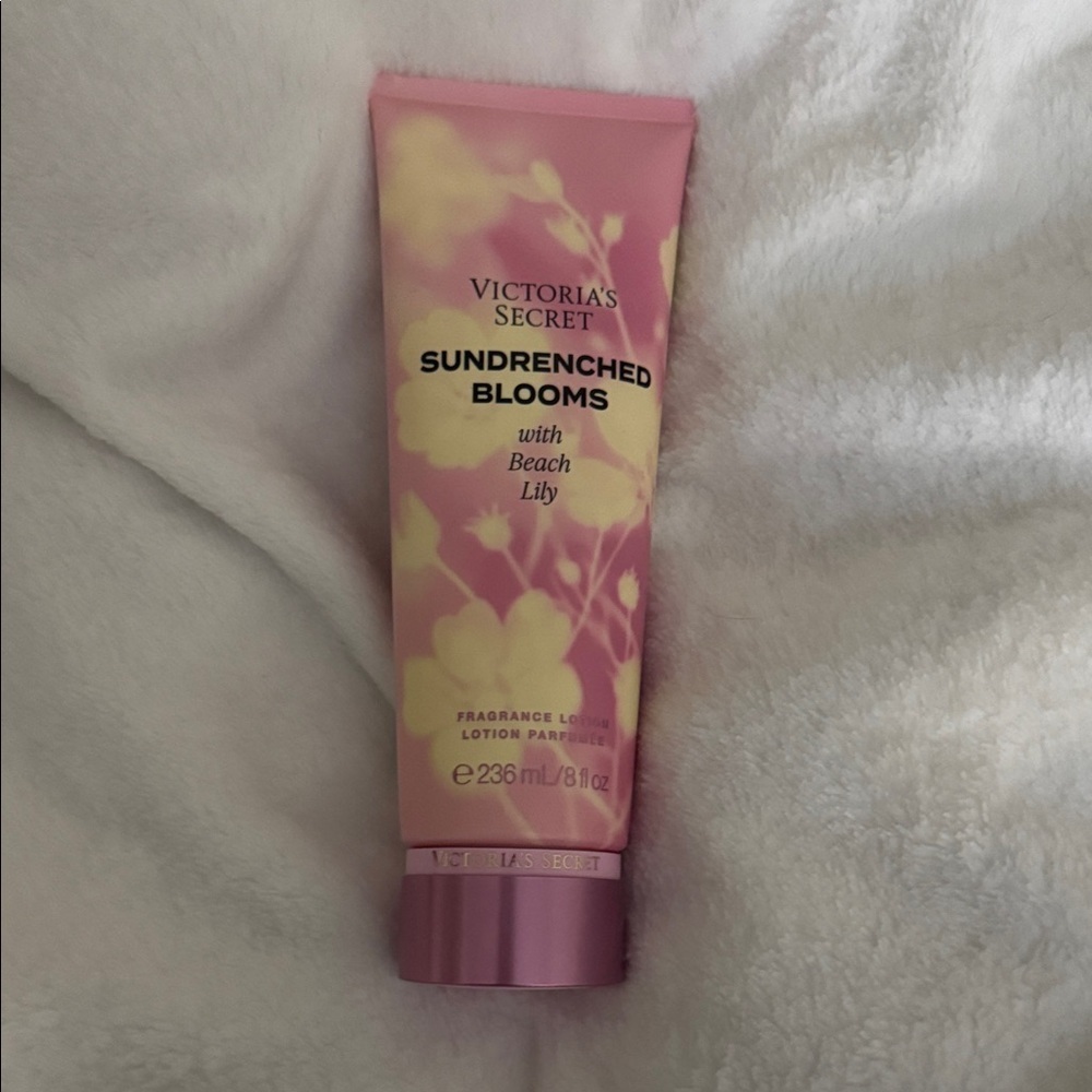 Victoria's Secret Sundrenched Blooms Lotion - Pink and Yellow
